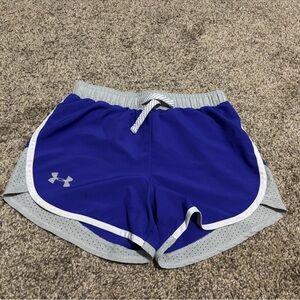 Under Armour Kids Blue and Gray Shorts